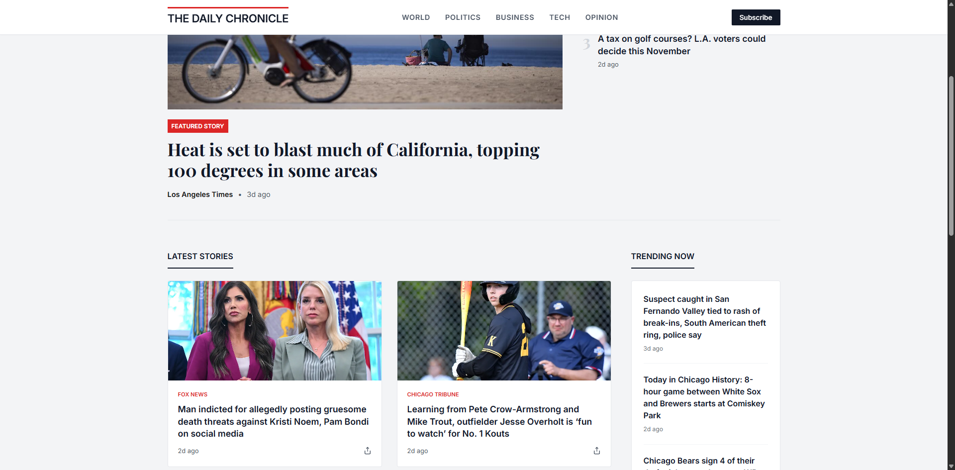 News Site Preview 2